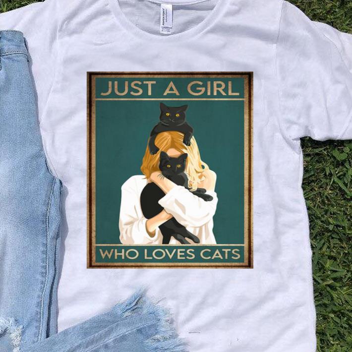 Just A Girl Who Loves Black Cats Shirt