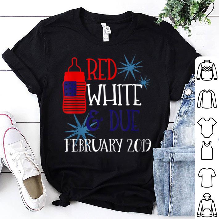 4th Of July Pregnancy February 2019 Shirt