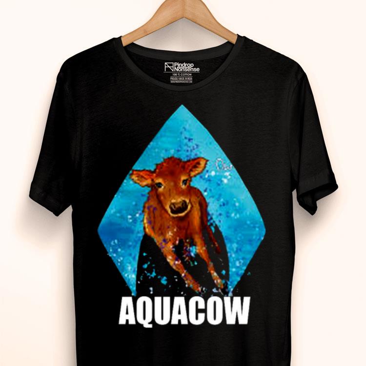 Cow Aquacow Run In Water Shirt