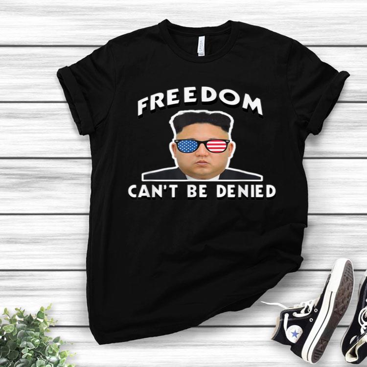 4th of July USA Flag Glasses Kim Jong Un Freedom Shirt