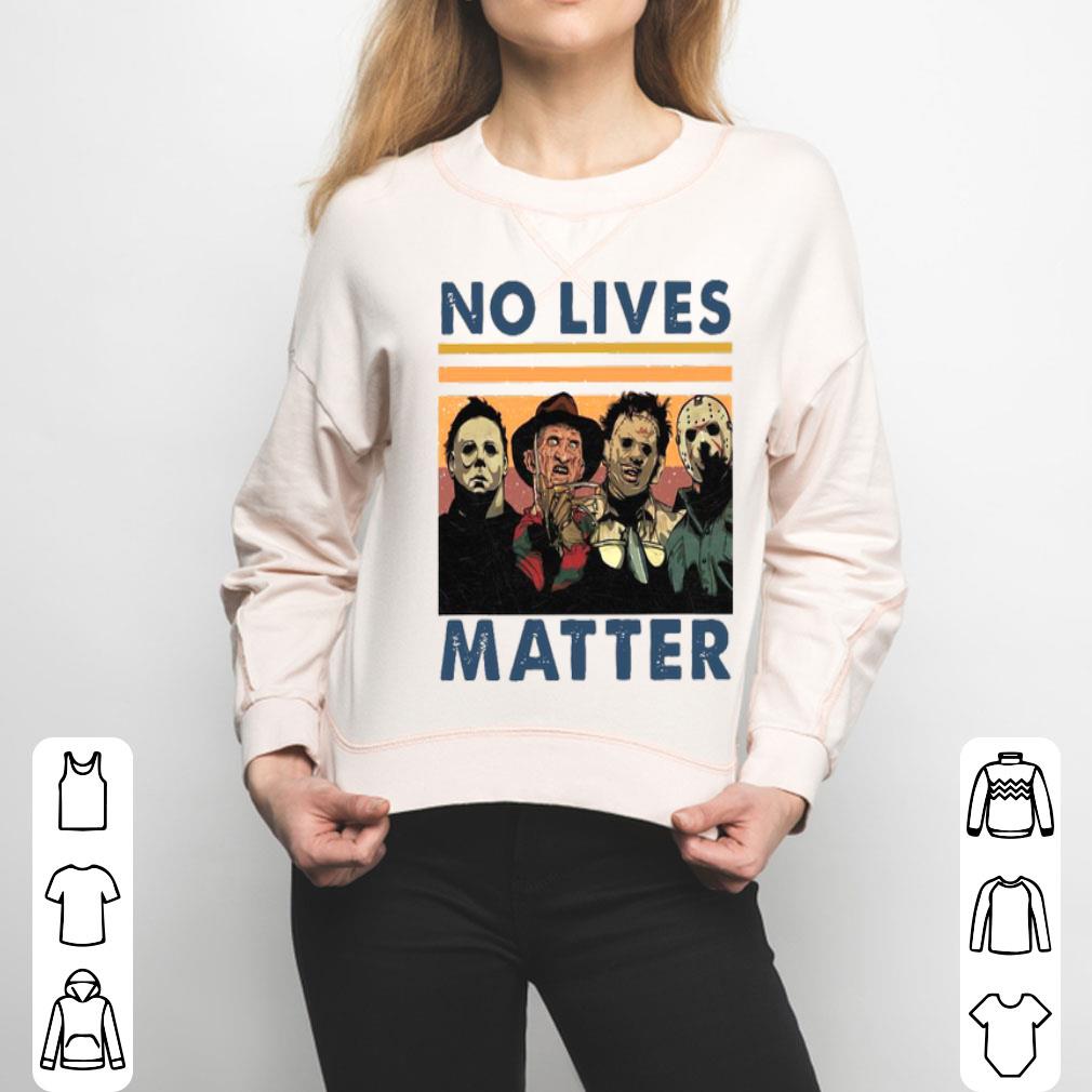 Horror Characters No Lives Matter Vintage Shirt