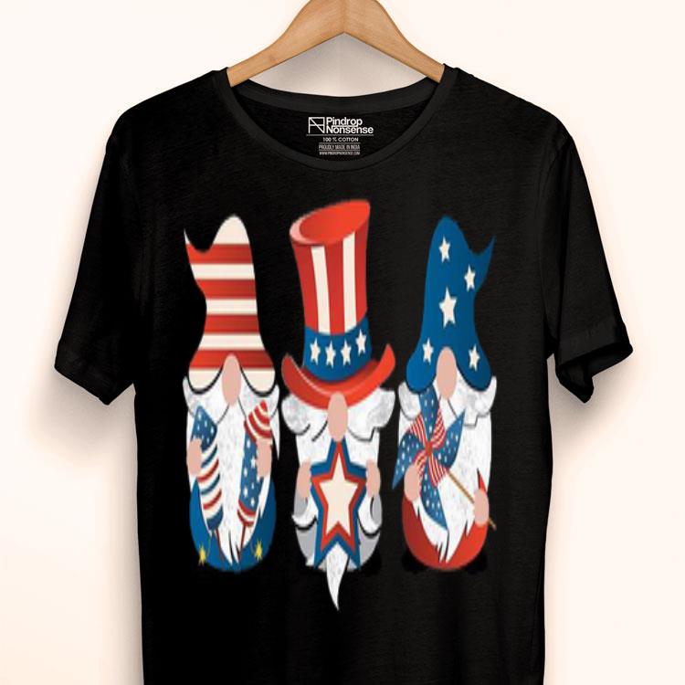 4th Of July American Flag Gnome Shirt