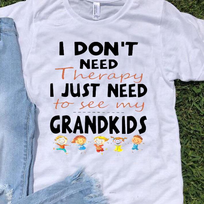 I Don’t Need Therapy I Just Need To See My Grandkids Shirt