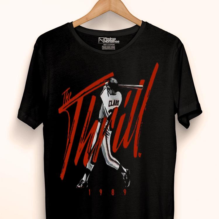 The Thrill 1989 Will Clark Shirt