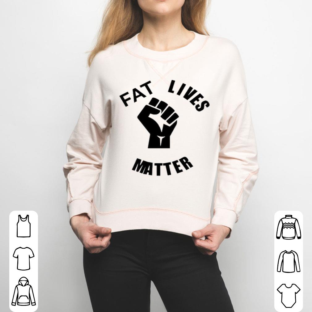 Fat Lives Matter Juneteenth Rise Hand Shirt