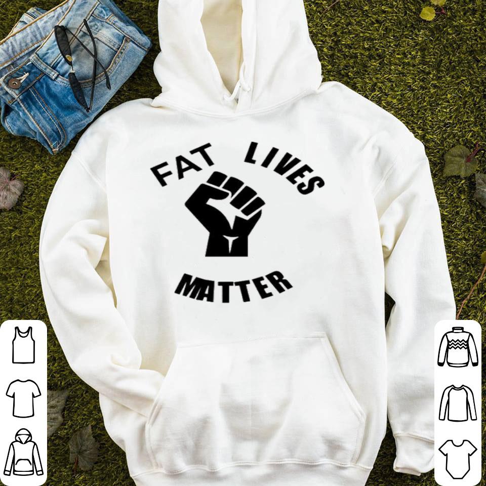 Fat Lives Matter Juneteenth Rise Hand Shirt