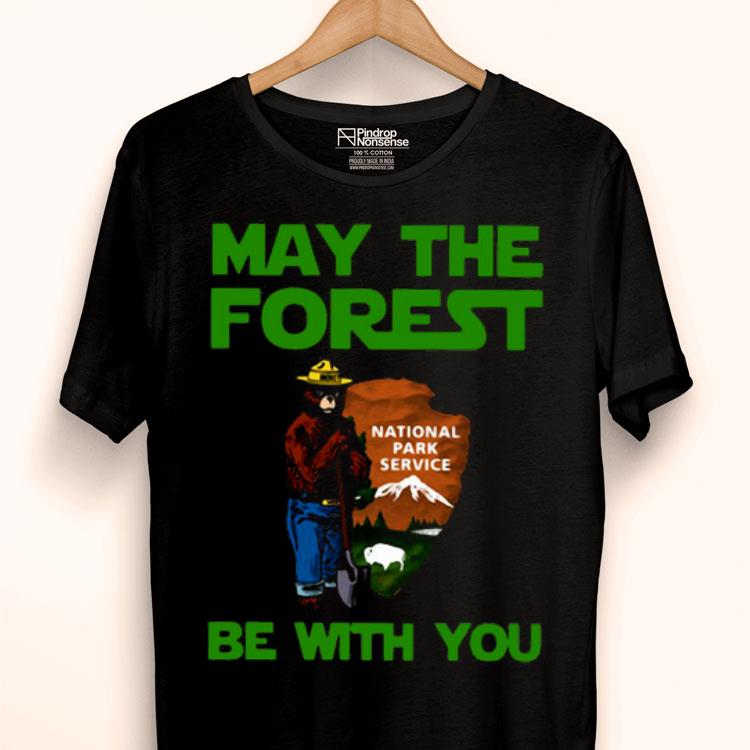 Farmer Bear May The Forest Be With You Shirt
