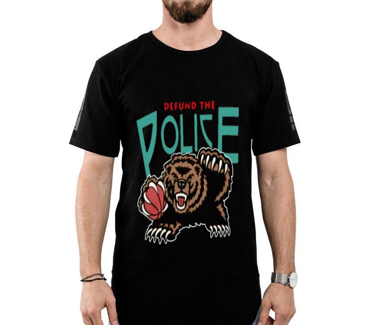 Bear Defund The Police Shirt
