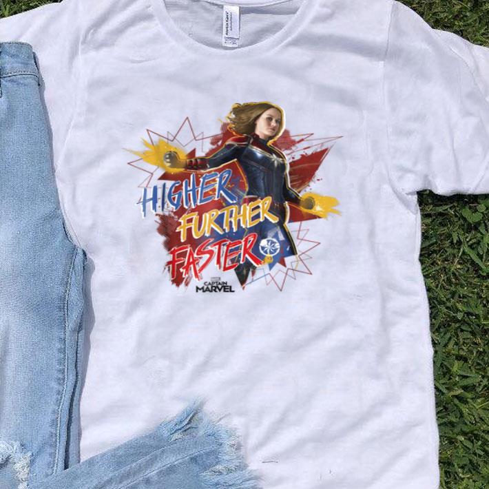 Captain Marvel Movie Colors Powers Graphic Vintage Shirt