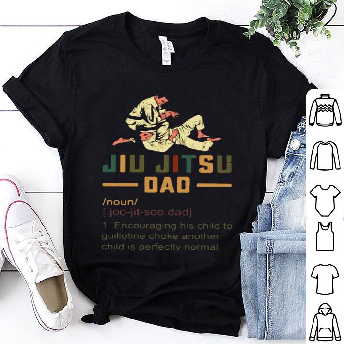 Jiu Jitsu Dad Encouraging His Child To Guillotine Choke Another Shirt