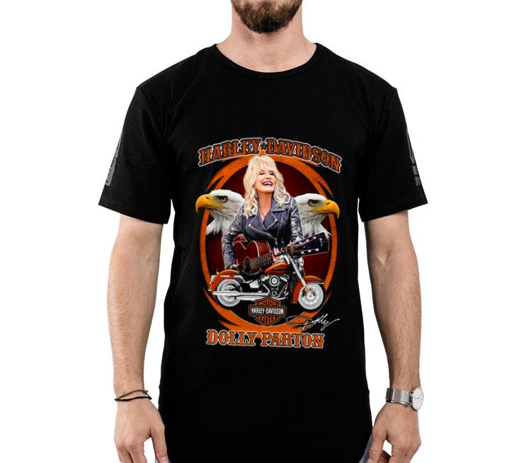 Motor Harley Davidson Cycles Dolly Parton Signature Shirt
