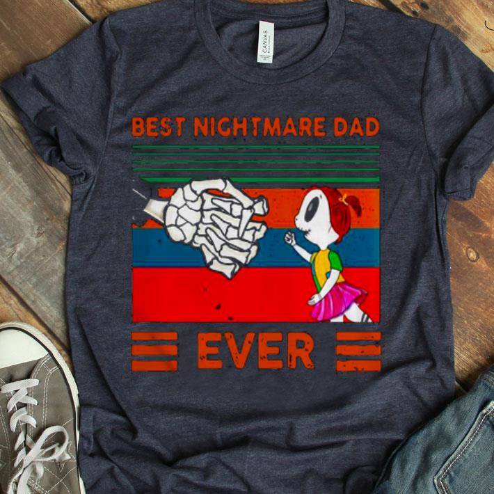 Jack Skellington Best Nightmare Dad Ever Vintage Shirt