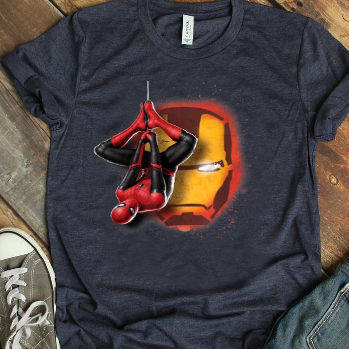 Marvel SpiderMan Far From Home And Iron Man Graffiti Shirt