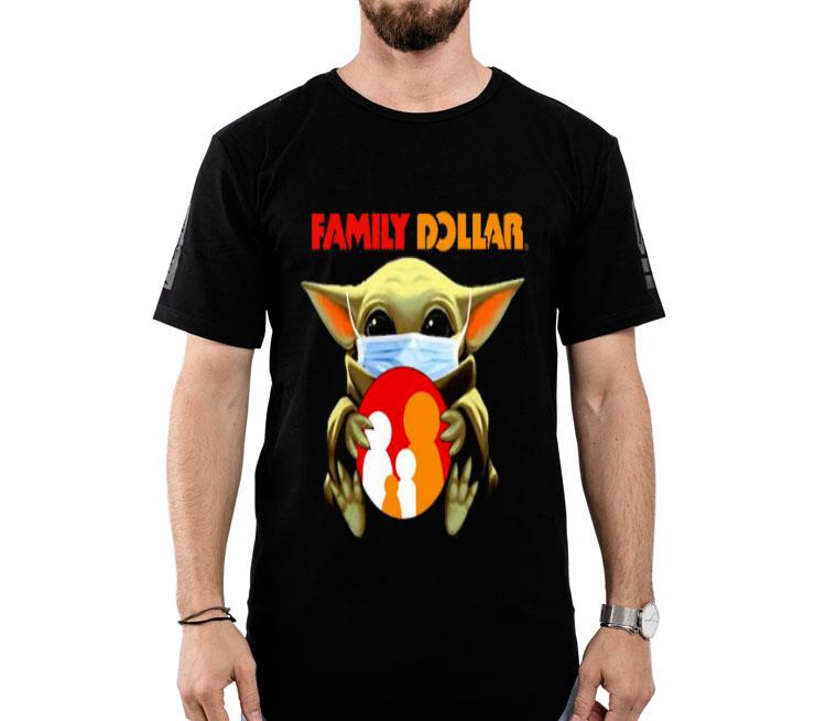 Baby Yoda Face Mask Hug Family Dollar Shirt Baby Yoda Face Mask Hug Family Dollar Shirt