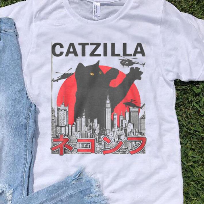 Catzilla Cat Godzilla Biggest Japanese Shirt
