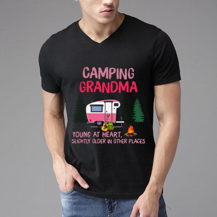 Camping Grandma Young At Heart Slightly Older In Other Places Shirt
