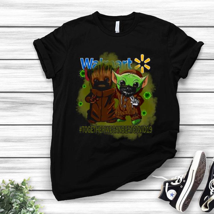 Baby Groot And Baby Yoda Face Mask Star Wars Darth Vader Walmart Together We Can Beat Covid 19 Shirt