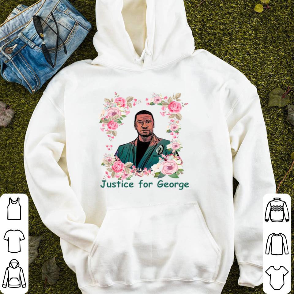 Justice For George Floyd Floral And I Can’t Breathe Shirt