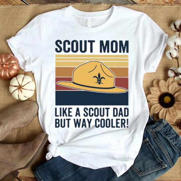 Hat Clipart Scout Mom Like A Scout Dad But Way Cooler Vintage Shirt