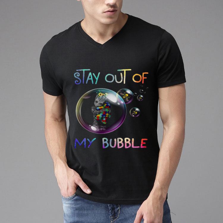 Baby Groot Hug Autism Stay Out Of My Bubble Shirt