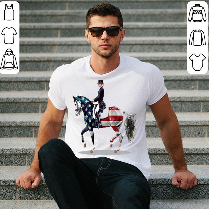 American Flag Dressage Horse Shirt