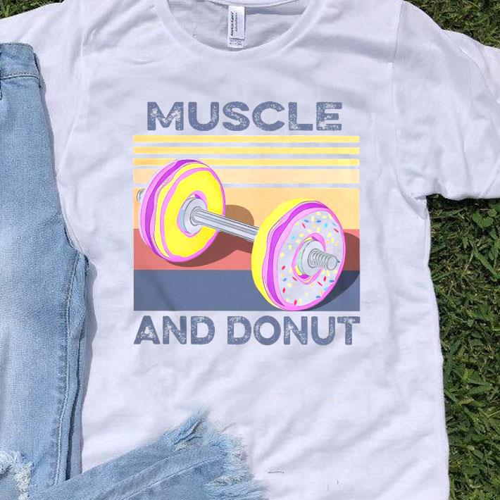 Muscle And Donut Vintage Shirt