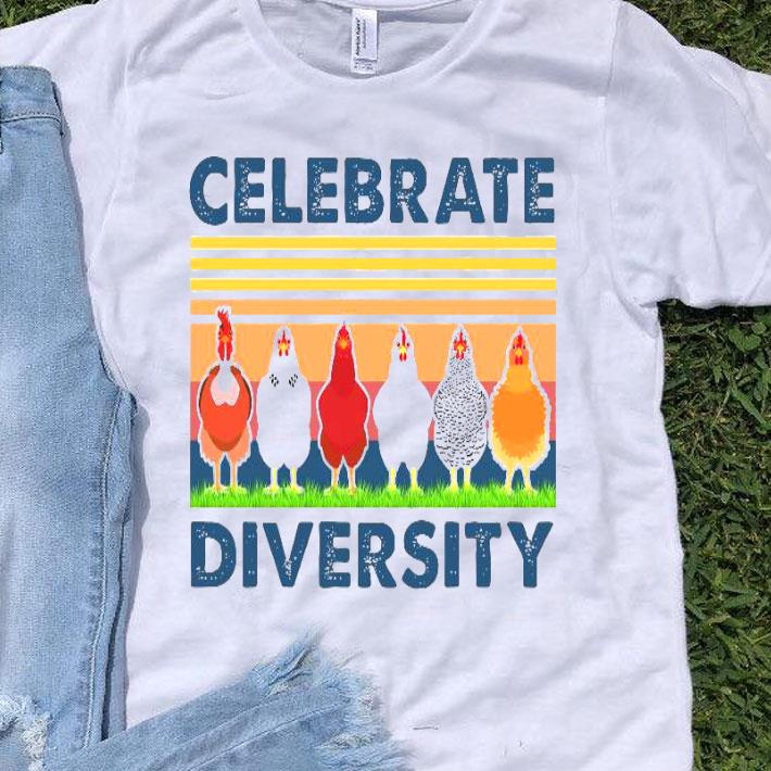 Chickens Celebrate Diversity Vintage Shirt