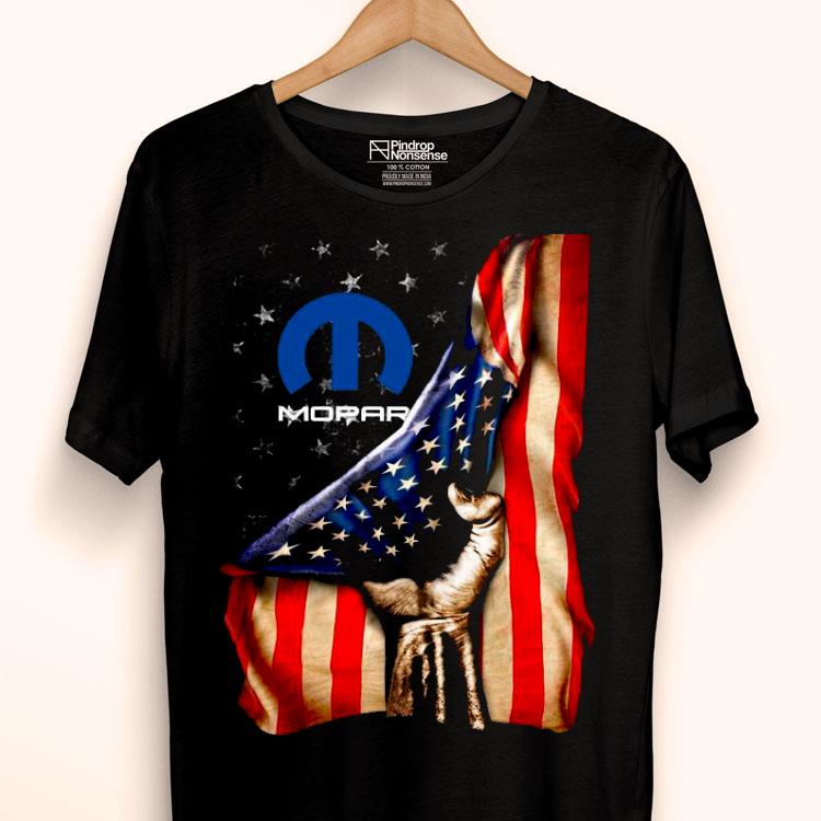 Mopar Inside American Flag Hand Shirt