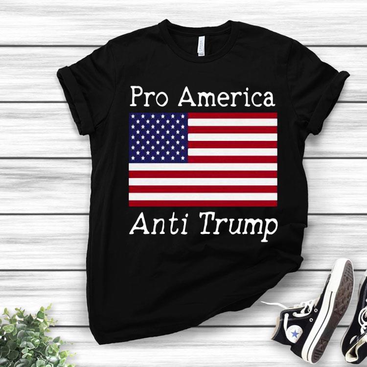 Pro America Anti Trump American Flag Shirt