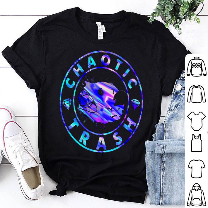 Chaotic Trash Opossum Hologram Shirt