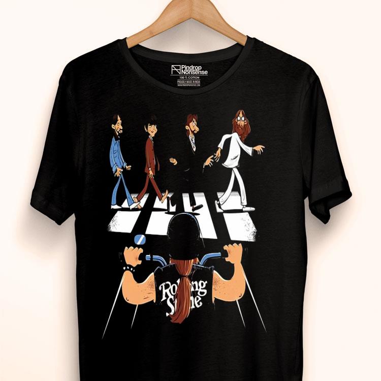Rolling Stones Motor The Beatles Abbey Road Shirt