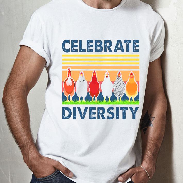 Chickens Celebrate Diversity Vintage Shirt