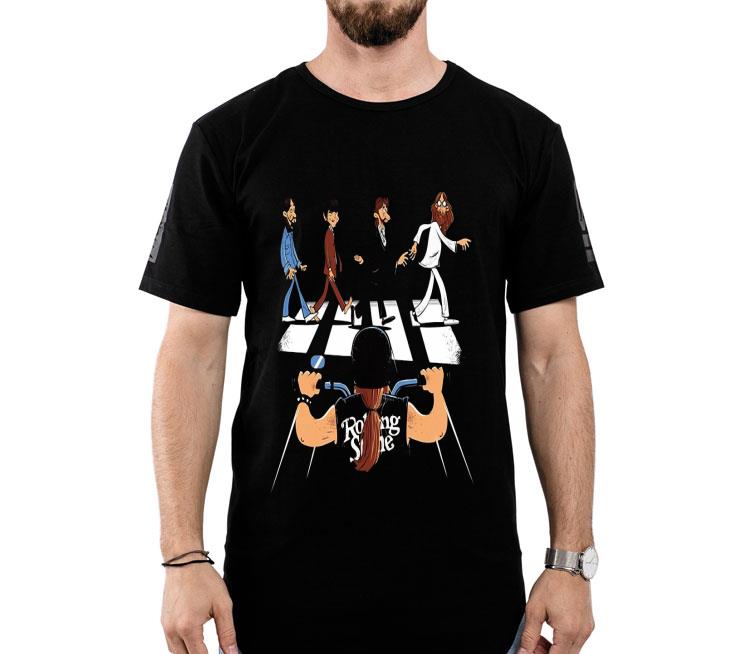 Rolling Stones Motor The Beatles Abbey Road Shirt