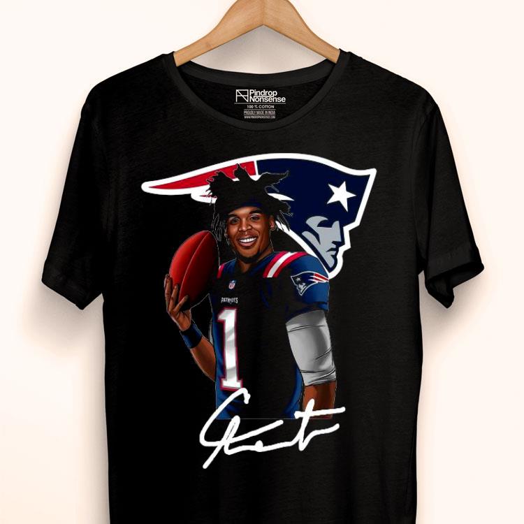 New England Patriots Cam Newton Signature Shirt