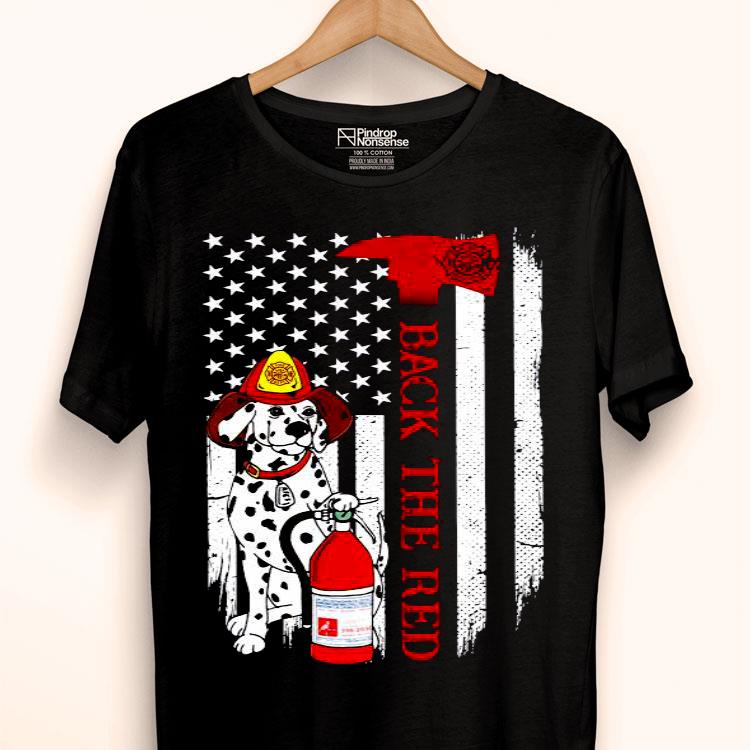 Independence Day Dog Firefight Back The Red Shirt