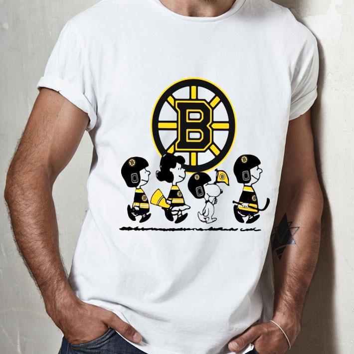 Peanuts Characters Boston Bruins Shirt
