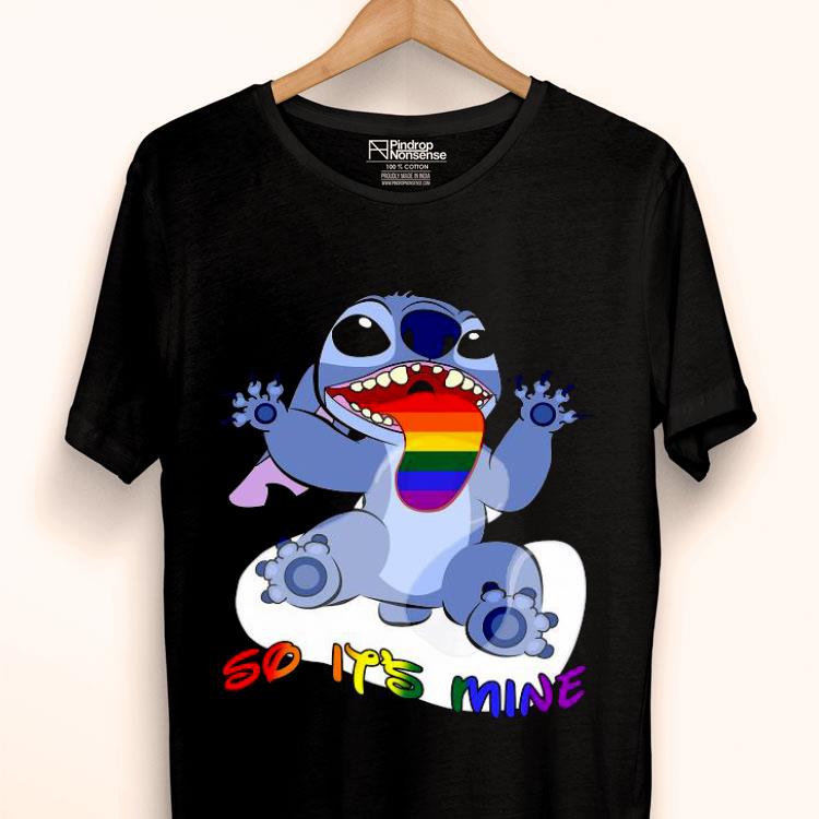 LGBT Disney Stitch I Licked It So It’s Mine Shirt