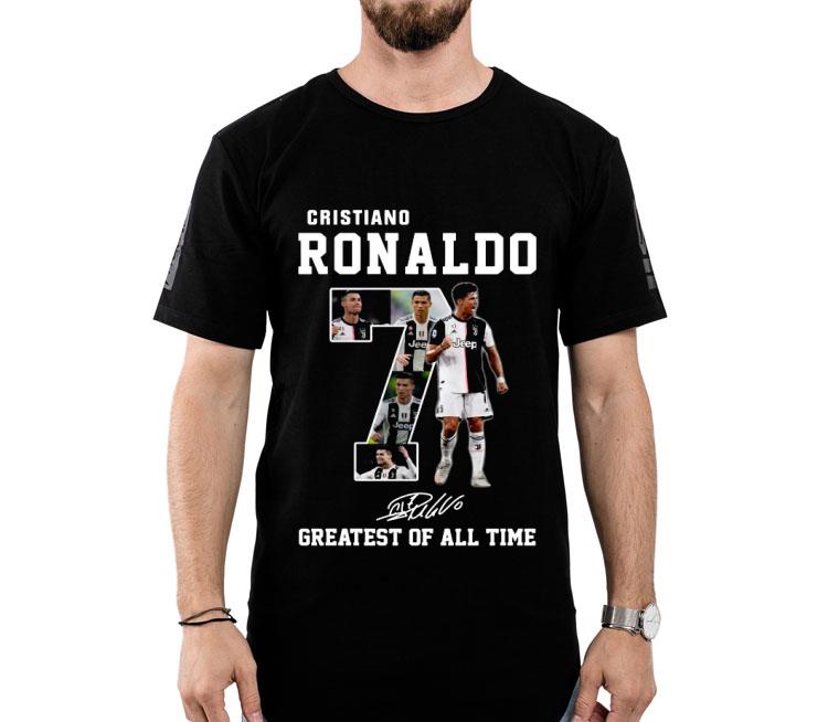 Cristiano Ronaldo 7 Greatest Of All Time Signature Shirt
