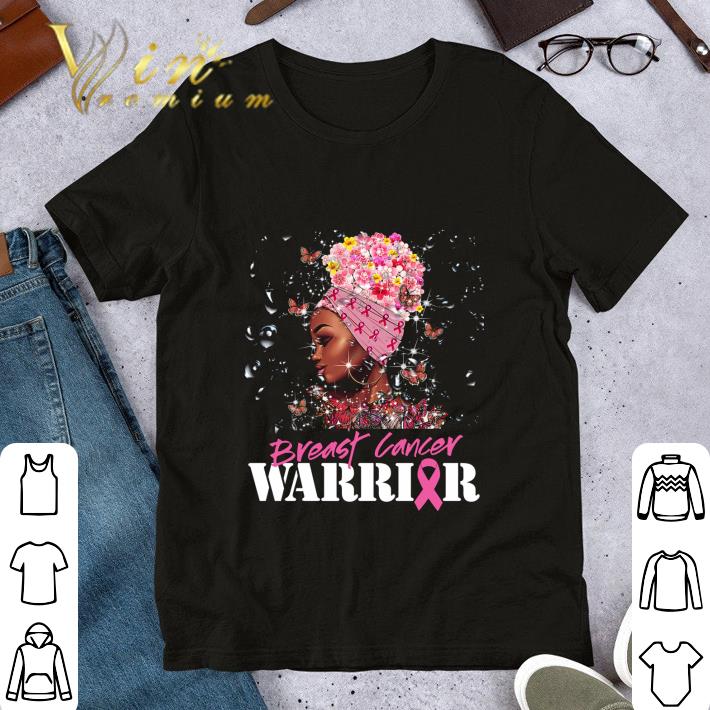 Black Girl Breast Cancer Warrior shirt 7