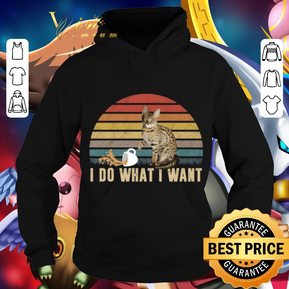 Original Savannah cat I Do What I Want Vintage shirt