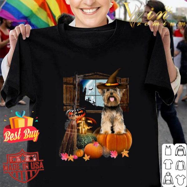 Premium Pumpkin Yorkshire Terrier Halloween shirt 1