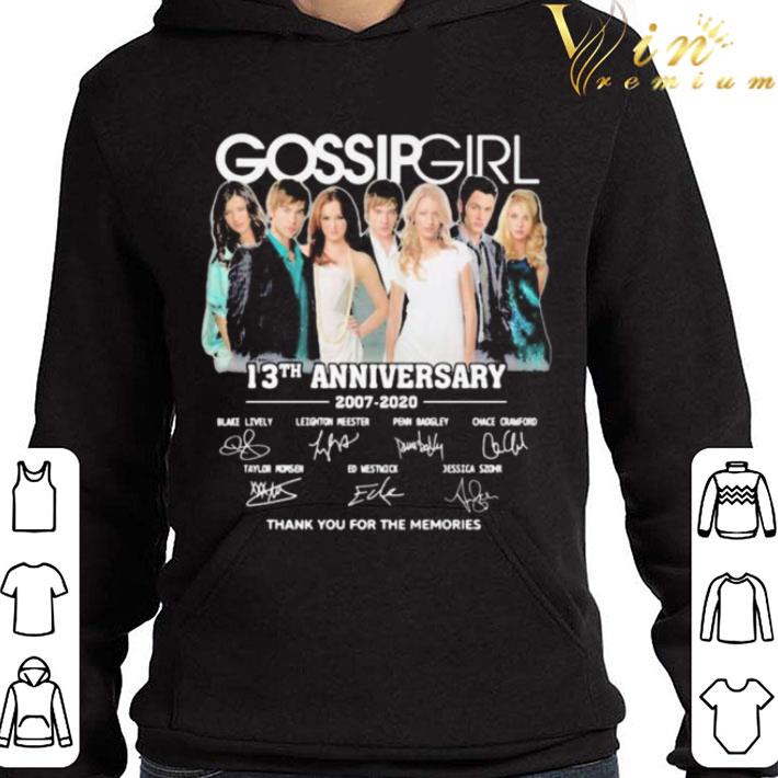 Gossip Girl 13th anniversary 2007-2020 signatures shirt