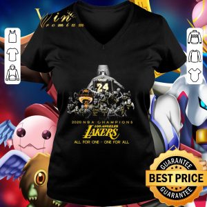 Hot Bryant 2020 NBA champions Los Angeles Lakers all for one one for all shirt 4