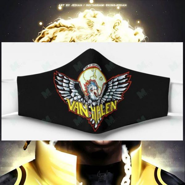 Tour of the world Van Halen face mask 3