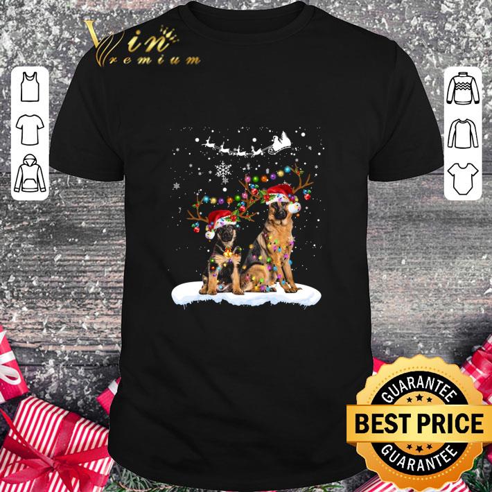 Official German Shepherd Merry Christmas shirt 7