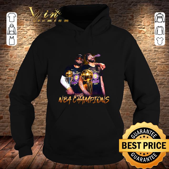 Original LeBron James and Anthony Davis 2020 NBA Champions shirt