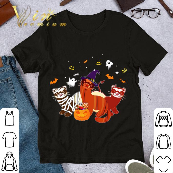 Ferret mashup Halloween Costume shirt 7