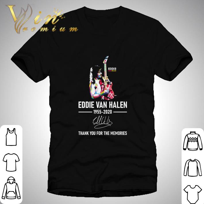 Rest In Peace Eddie Van Halen 1955-2020 thank you for the memories shirt 7