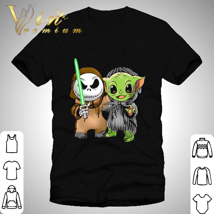 Baby Yoda and Jack Skellington Star Wars shirt 6