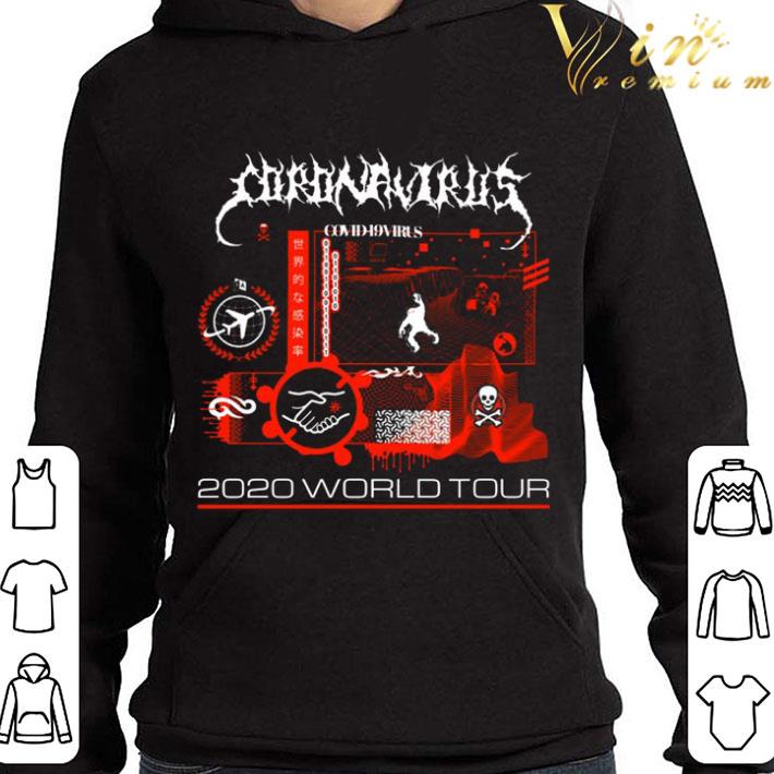 Coronavirus Covid19virus 2020 world tour shirt